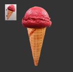 Schepijsje hangend 89 cm - ijsje aardbei op ijshoorn, Verzamelen, Merken en Reclamevoorwerpen, Ophalen, HorecaBeelden, Overige typen