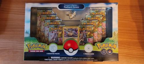 Radiant Eevee - Pokemon GO premium collection, Hobby en Vrije tijd, Verzamelkaartspellen | Pokémon, Nieuw, Boosterbox, Foil, Ophalen of Verzenden