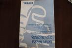 Yamaha YZ80 LC LW 1997 motorcycle service manual handbuch, Ophalen of Verzenden, Yamaha