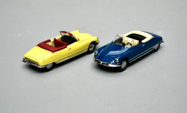 Citroen DS cabrio open blauw Brekina 1:87, Hobby en Vrije tijd, Modelauto's | 1:87, Nieuw, Auto, Brekina, Ophalen of Verzenden