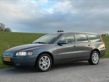 Volvo V70 2.0 T AUT MY2007 Grijs | Leer | stoel vw | nw apk! beschikbaar voor biedingen