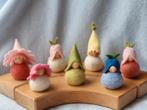 Bloemenkind vilt popje lente jaarring steker Vrije School, Hobby en Vrije tijd, Vilt, Verzenden, Nieuw, Figuurtje(s), Wolvilt