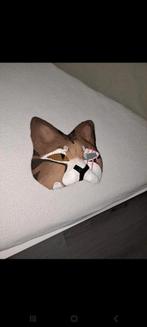'Therian' masker kat bruin (Vinted!!), Ophalen of Verzenden, Zo goed als nieuw, Accessoires