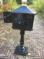Brievenbus gietijzer, Tuin en Terras, Ophalen, Zo goed als nieuw, IJzer, Staande brievenbus