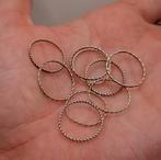 11x diverse vintage sterling zilveren (925) ringen, Antiek en Kunst, Ophalen of Verzenden, Zilver