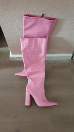 Roze laarzen 39, Hoge laarzen, Ophalen of Verzenden, Zo goed als nieuw, Roze