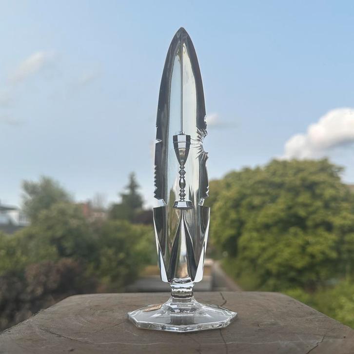 kristallen obelisk sculptuur – Joska Kristall, Antiek en Kunst, Antiek | Glas en Kristal, Ophalen of Verzenden