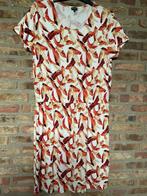 Gafair! Super leuke zomer jurk, geel cognac veer dessin 44, Kleding | Dames, Jurken, Overige kleuren, Gafair, Maat 42/44 (L), Ophalen of Verzenden