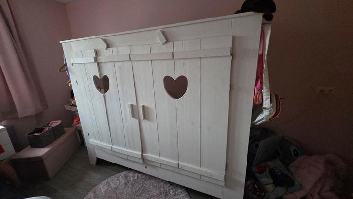 Leuke Lief Bedstee eventueel incl. Matras, Kinderen en Baby's, Kinderkamer | Bedden, Gebruikt, 180 cm of meer, 85 tot 100 cm, Lattenbodem