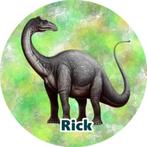 CD573 icing dino 20cm eetbare taart plaat print vers, Nieuw, Versiering, Ophalen of Verzenden, Taarten