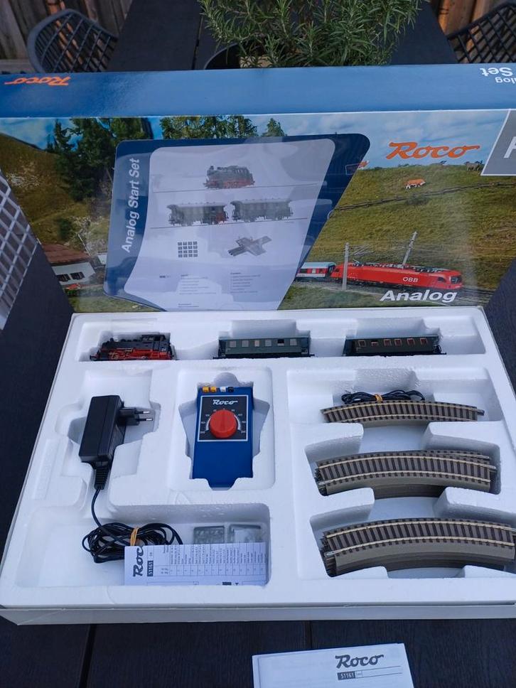 Startset roco ho plus extras, Hobby en Vrije tijd, Modeltreinen | H0, Gelijkstroom, Roco, Ophalen of Verzenden