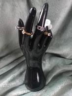 Stainless steel ringen zilverkleurig en Goudkleurig Nieuw, IJzer of Staal, Nieuw, Ophalen of Verzenden, 17 tot 18