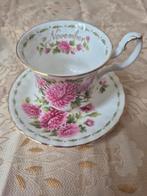 November flower of the month series, Ophalen of Verzenden, Gebruikt, Porselein, Kop en/of schotel