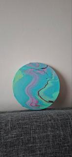 Kleurrijk schilderij - 22cm - decoratie, Ophalen of Verzenden