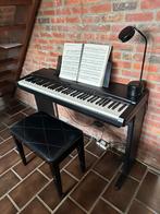 Te koop Yamaha electronische piano YFP-70, Ophalen, Zwart, Zo goed als nieuw, Piano