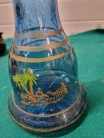 Vaas arabisch blauw glas, Ophalen of Verzenden