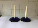 Kosta Boda, Anne Nilsson, ontwerpster, kaarsenhouders blauw, Overige materialen, Blauw, Ophalen of Verzenden, Zo goed als nieuw