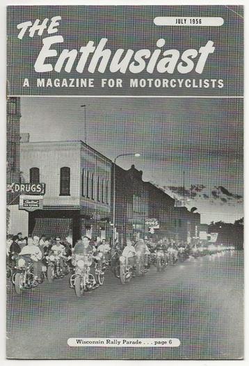 Harley Davidson enthusiast july 1956 (HD65) beschikbaar voor biedingen