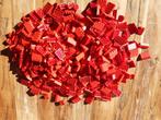 ​Veel lego rode dakpannen (allerlei maten), Ophalen of Verzenden, Gebruikt, Losse stenen, Lego