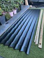 Nieuwe dakpanplaten antraciet 118x400, Tuin en Terras, Overkappingen, Ophalen, Nieuw, Veranda