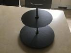 Etagere zwart/grijs leisteen  5 euro afhalen in amstelveen, Huis en Inrichting, Woonaccessoires | Etagères, Ophalen, Zo goed als nieuw