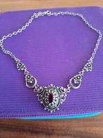 Prachtige oudzilveren collier/ketting, 48 jaar oud, nw.st., Sieraden, Tassen en Uiterlijk, Antieke sieraden, Ophalen of Verzenden