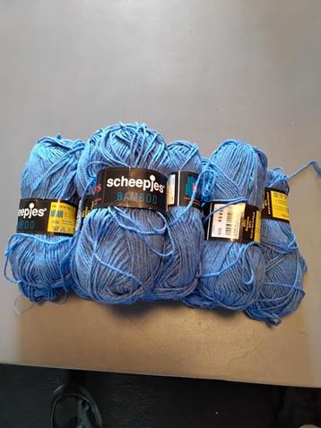 Scheepjes Bamboo Garen - Blauw & Roze beschikbaar voor biedingen