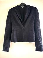 Donkerblauwe blazer zebra 34 colbert jasje blauw zwart, Zo goed als nieuw, Jasje, Maat 34 (XS) of kleiner, Bandolera