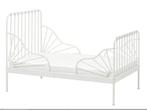 Kinderbed, Ikea minnen meegroeibed wit, Kinderen en Baby's, Kinderkamer | Bedden, Ophalen, Gebruikt, 70 tot 85 cm, Lattenbodem
