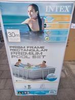 Intex prism zwembad, Tuin en Terras, Ophalen, Gebruikt, 80 tot 120 cm, Minder dan 200 cm