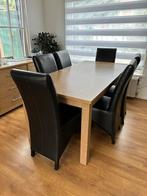 Eettafel + stoelen + dressoir complete set, Huis en Inrichting, Tafels | Eettafels, Rechthoekig, Ophalen