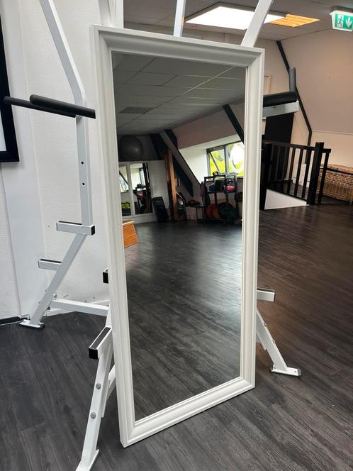 IKEA TOFTBYN Spiegel – wit – 65150 cm, Huis en Inrichting, Woonaccessoires | Spiegels, Zo goed als nieuw, Rechthoekig, Ophalen