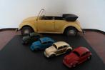 Volkswagen kever  4 dinkytoys en 1 groot model, Antiek en Kunst, Antiek | Speelgoed, Verzenden