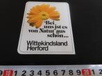 sticker Duitsland Wittekindsland Herford Bei uns ist es *, Ophalen, Zo goed als nieuw
