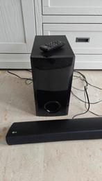 LG SH2 Soundbar met Subwoofer, Ophalen of Verzenden, Met externe subwoofer, Gebruikt