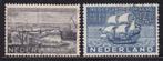 307 - Nederland nvph 267/268 gestempeld , Curaçao, Verzenden, T/m 1940, Gestempeld