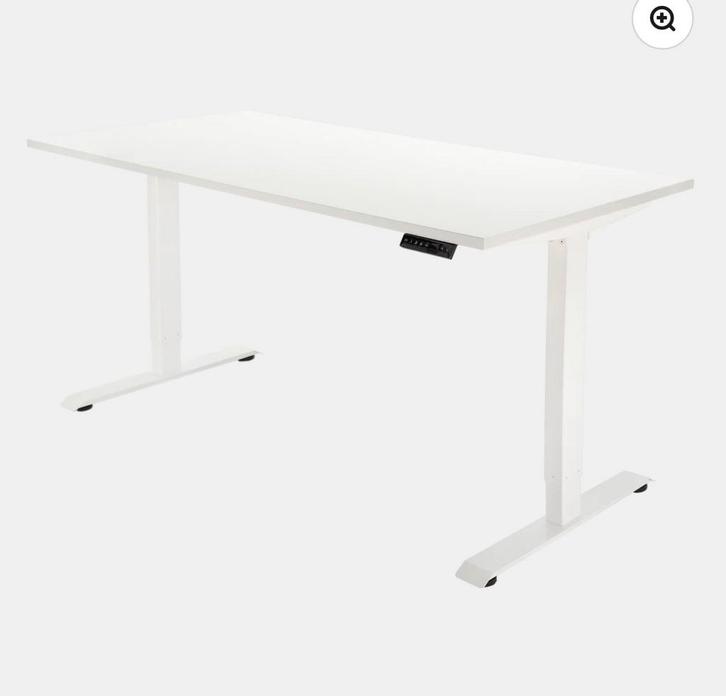 Elektrisch verstelbaar bureau - 140x80 cm, Huis en Inrichting, Bureaus, Gebruikt, Stabureau, Elektrisch, Ophalen