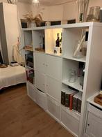 Witte kast met deurtjes excl, opslagbakken, Huis en Inrichting, Kasten | Wandmeubels, Ophalen, Zo goed als nieuw, Minder dan 150 cm
