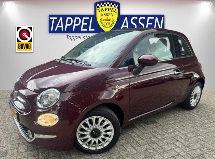 Fiat 500 0.9 TwinAir T Lounge Airco/Cruise, Auto's, Fiat, Bedrijf, ABS, Airbags, Airconditioning, Bluetooth, Cruise Control, Electronic Stability Program (ESP)