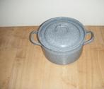 Oude grijs emaille pan,izgst,kookpan,soeppan,, Ophalen of Verzenden