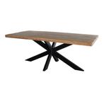 Eetkamertafel Dinertafel Mangohout Tafel Mango Keukentafel, Industrieel, Balinees, Vintage, Retro, Info@dehanzeherten.nl, Nieuw