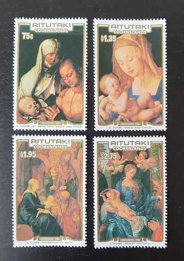 Aitutaki 1986 Kerstmis Michel 593-596 postfris  beschikbaar voor biedingen