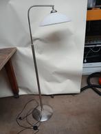 Stijlvolle koperen Staande Lamp, Huis en Inrichting, Lampen | Vloerlampen, Ophalen, Onbekend, Zo goed als nieuw, Glas