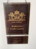 Oud Kampen Sumatra Cum Laude Sigaren winkelreclame, Verzamelen, Rookartikelen, Aanstekers en Luciferdoosjes, Ophalen of Verzenden
