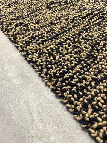 Vloerkleed Wol Brink & Campman Nest Zwart/Camel 170x240cm beschikbaar voor biedingen