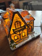 KERSTHUIS MET VERLICHTING 16L15H11B COMPLEET SFEERVOL (fotos, Ophalen of Verzenden, Gebruikt