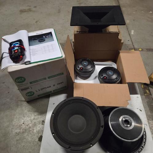 RCF L12P540 + N850, Audio, Tv en Foto, Luidsprekers, Zo goed als nieuw, Front, Rear of Stereo speakers, 120 watt of meer, Overige merken
