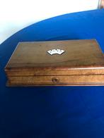 Te koop kaartdoos met fiches, Antiek en Kunst, Ophalen of Verzenden