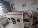 Half hoogslaper 1 persoons excl. Matras, Kinderen en Baby's, Kinderkamer | Stapelbedden en Hoogslapers, Ophalen, Gebruikt, Halfhoogslaper