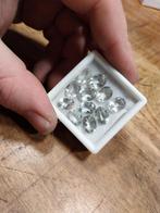 Prasioliet facet geslepen ringstenen, Sieraden, Tassen en Uiterlijk, Edelstenen, Ophalen of Verzenden